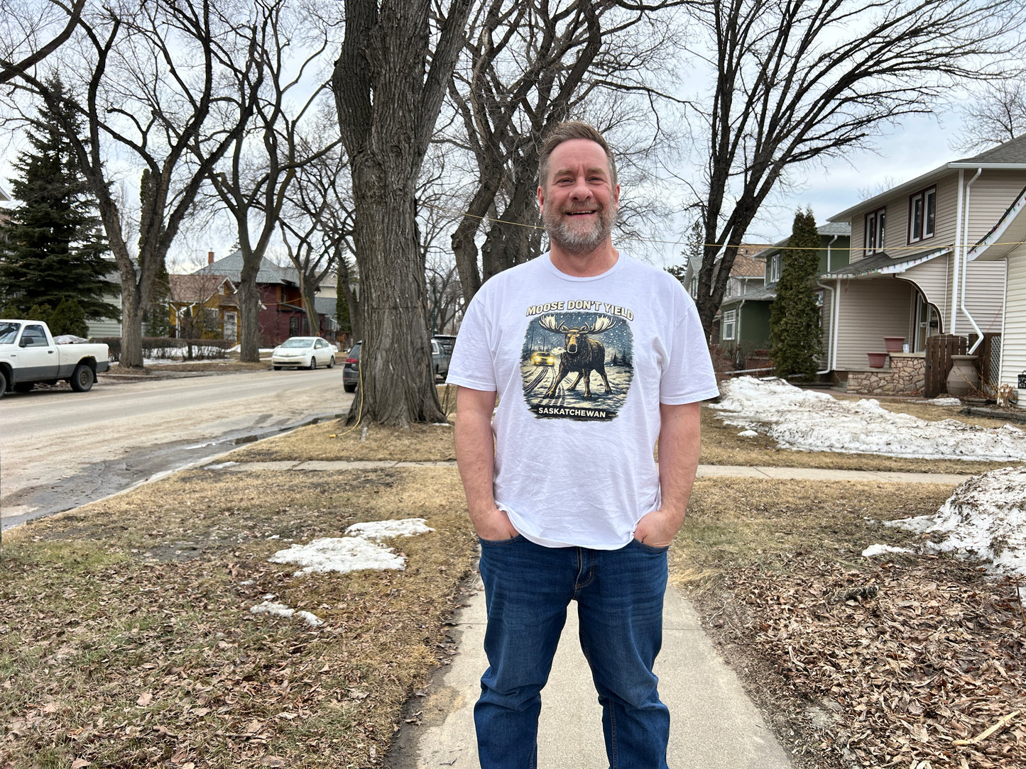 Moose Don’t Yield - Saskatchewan t-shirt