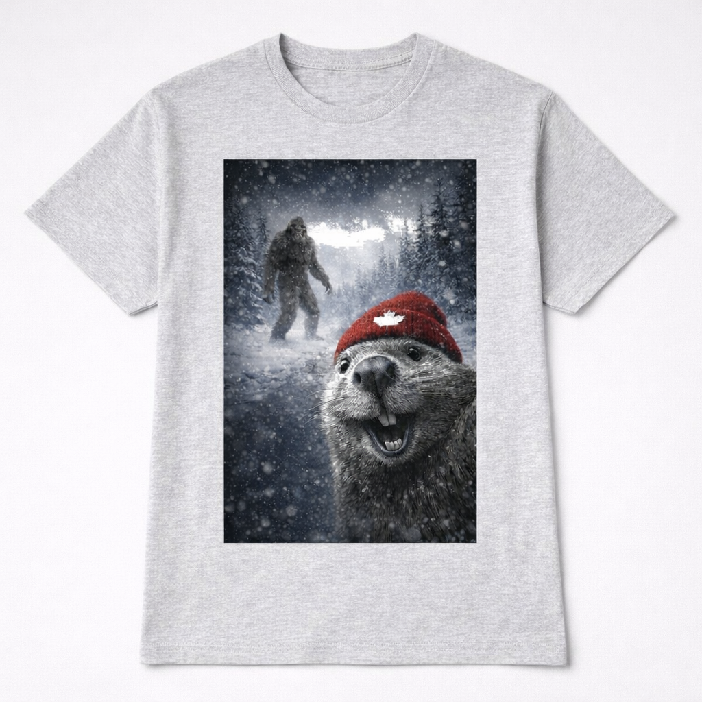 Beaver Selfie Tee - Sasquatch Sighting