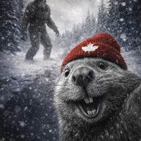Beaver Selfie Tee - Sasquatch Sighting