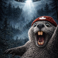 Beaver Selfie Encounter - UFO Edition