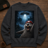 Beaver Selfie Encounter - UFO Edition Sweatshirt
