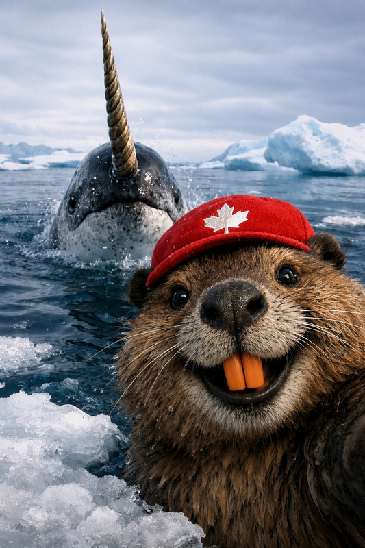 Beaver Selfie Encounter-Narwhal Edition