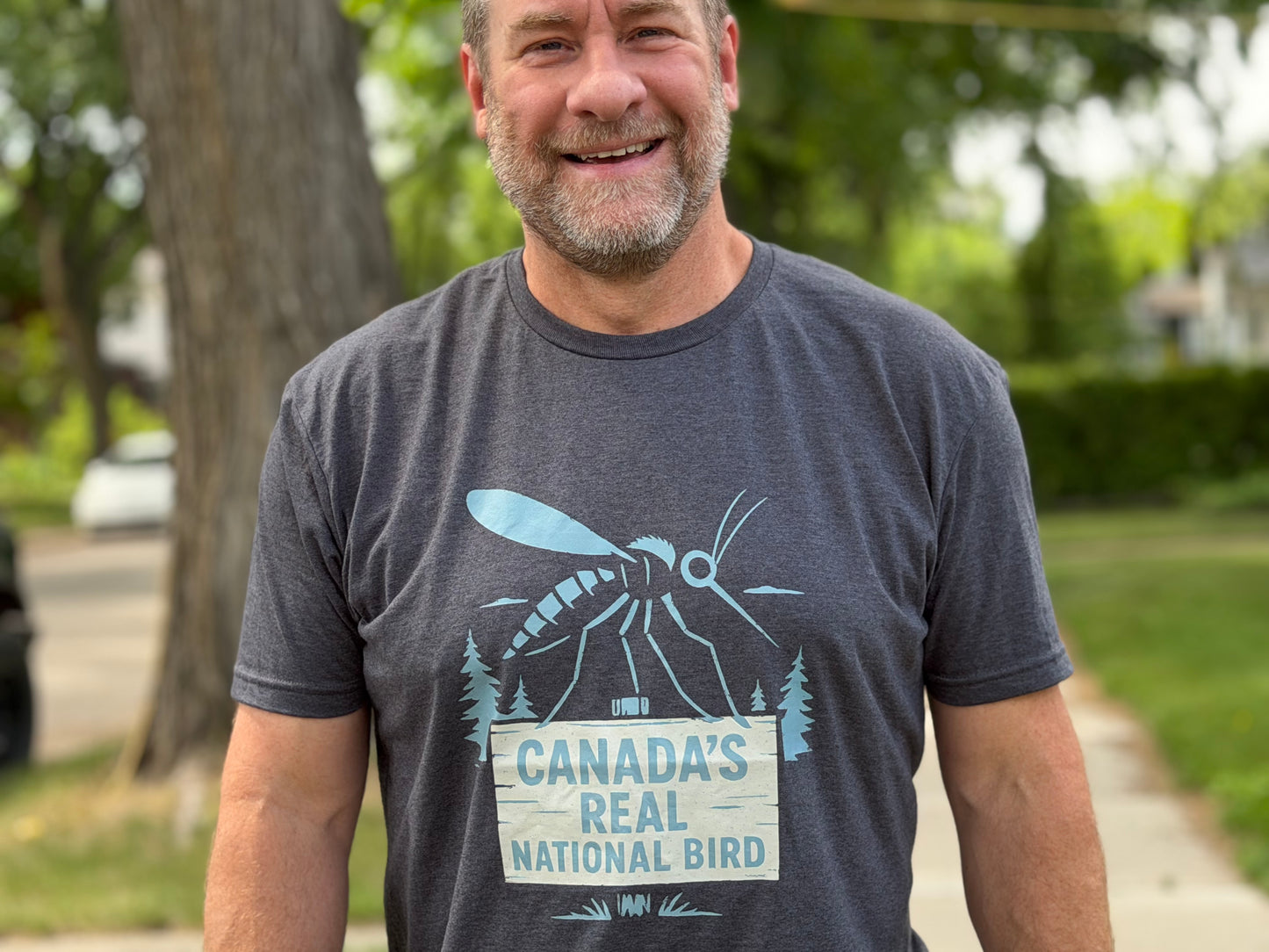 Canada’s Real National Bird With Sign T-shirt