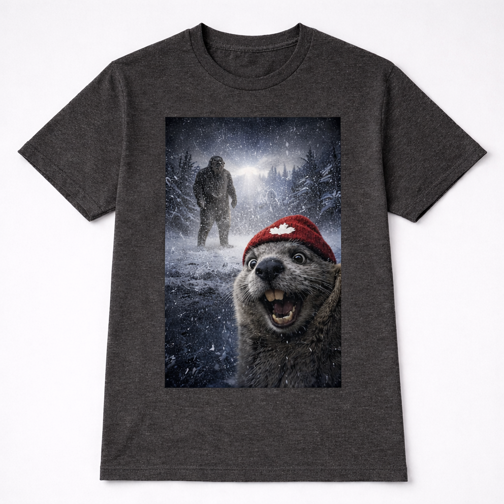 Beaver Selfie Tee - Sasquatch Sighting
