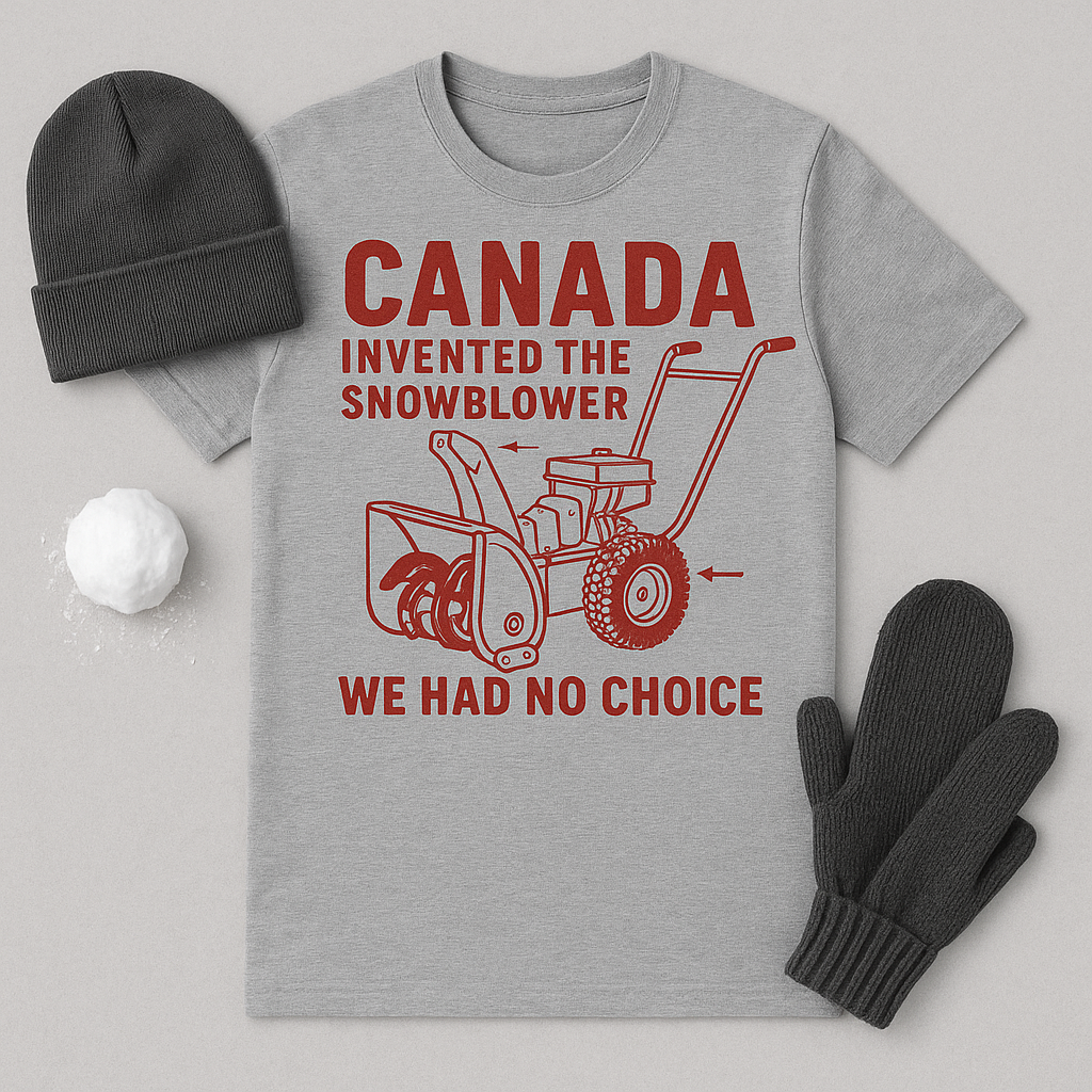 Canada Invented the Snowblower - We Had No Choice T shirt