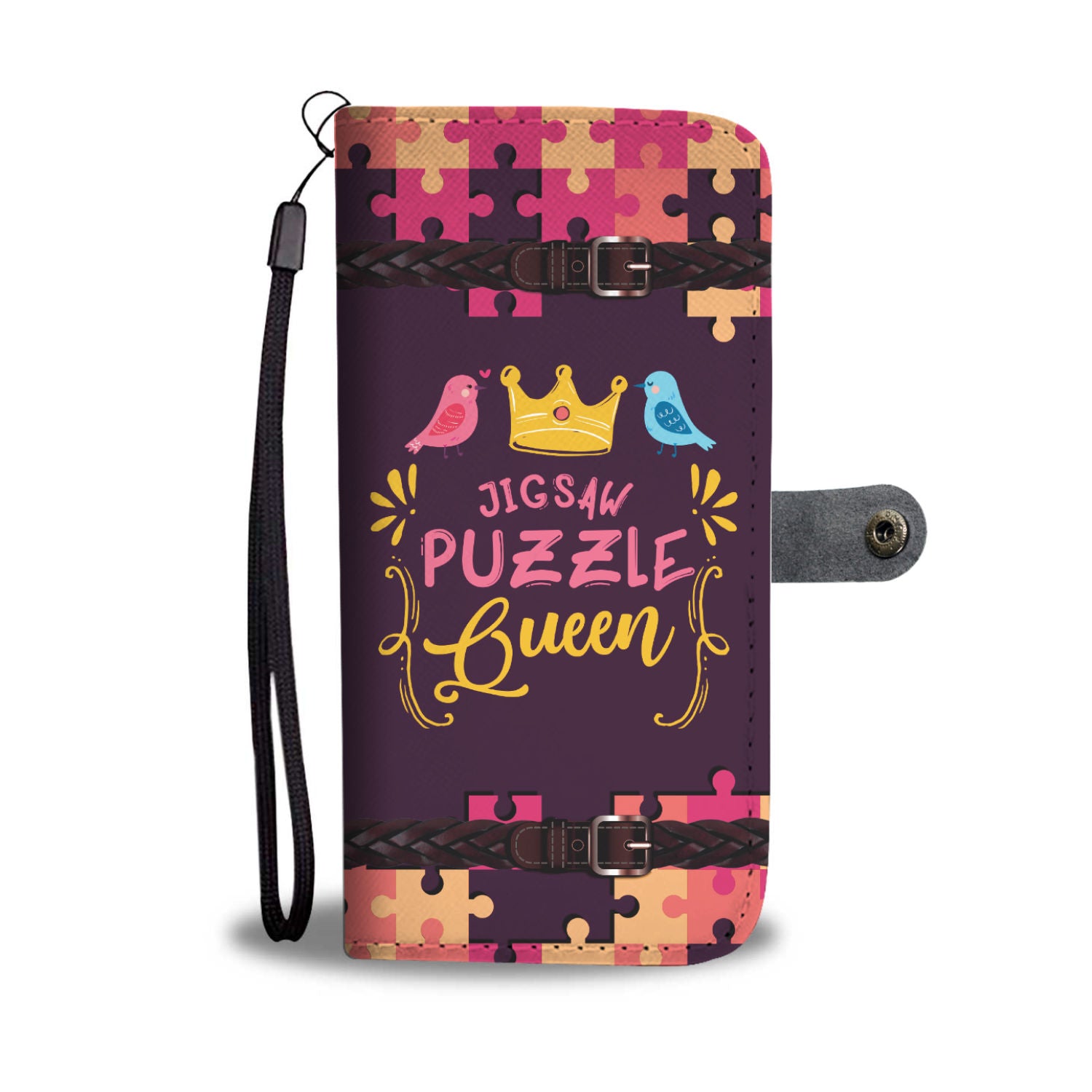 Jigsaw Puzzle Queen Phone Wallet Case