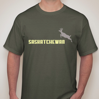 Saskatchewan Deer Jump T-shirt