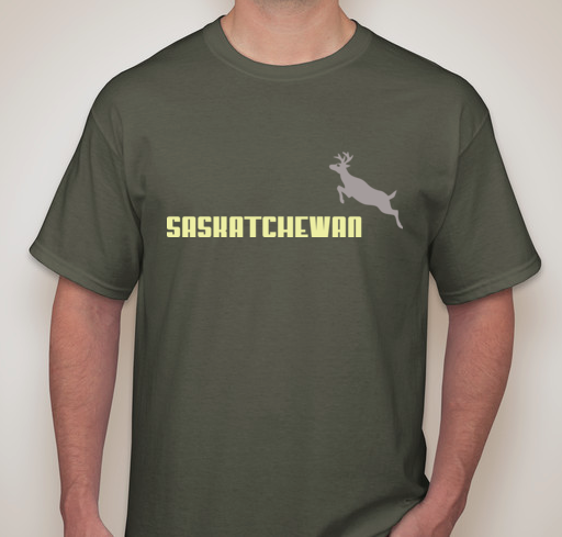 Saskatchewan Deer Jump T-shirt
