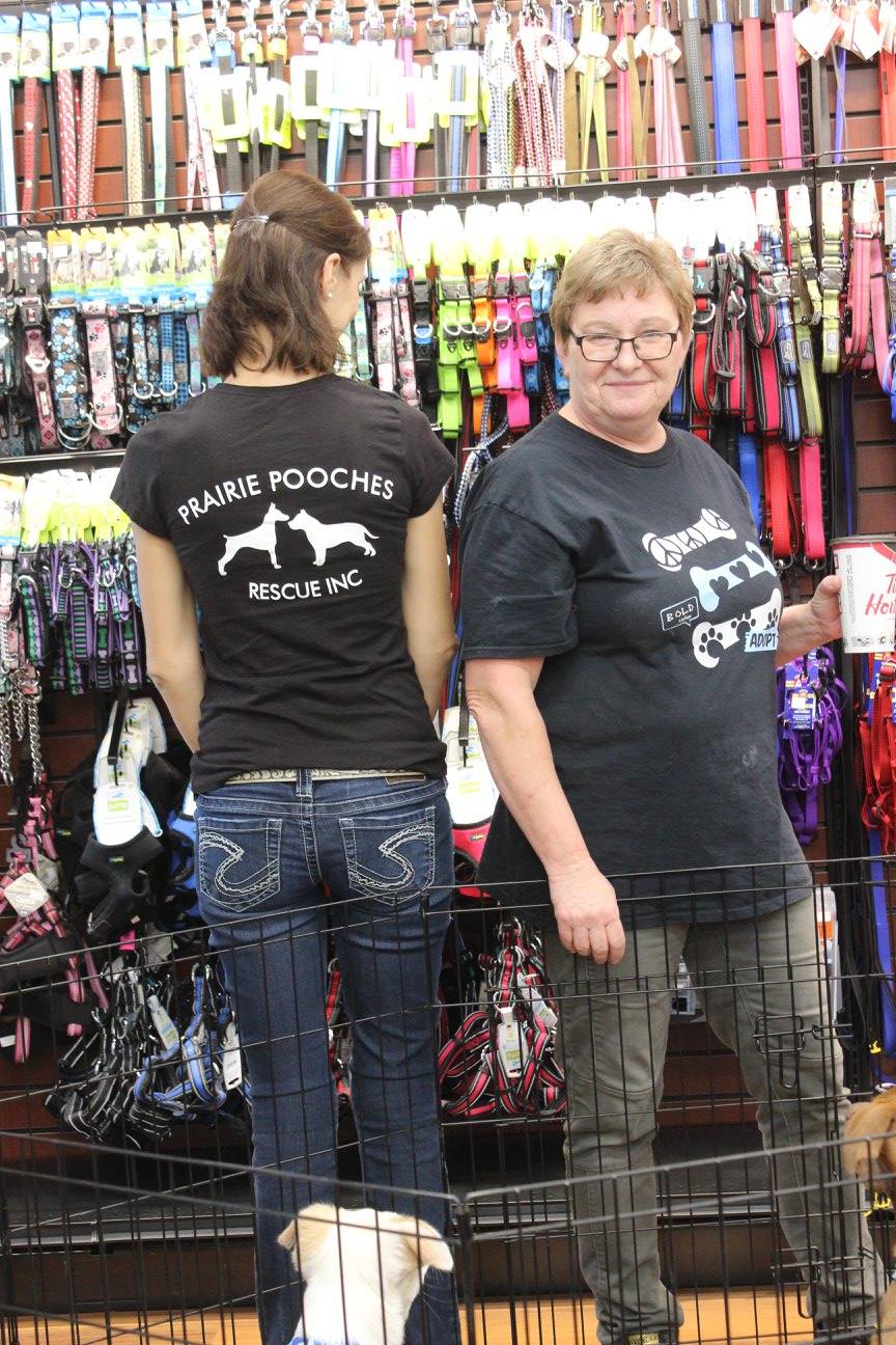 Peace Love Adopt t-Shirt for Prairie Pooches in Saskatchewan