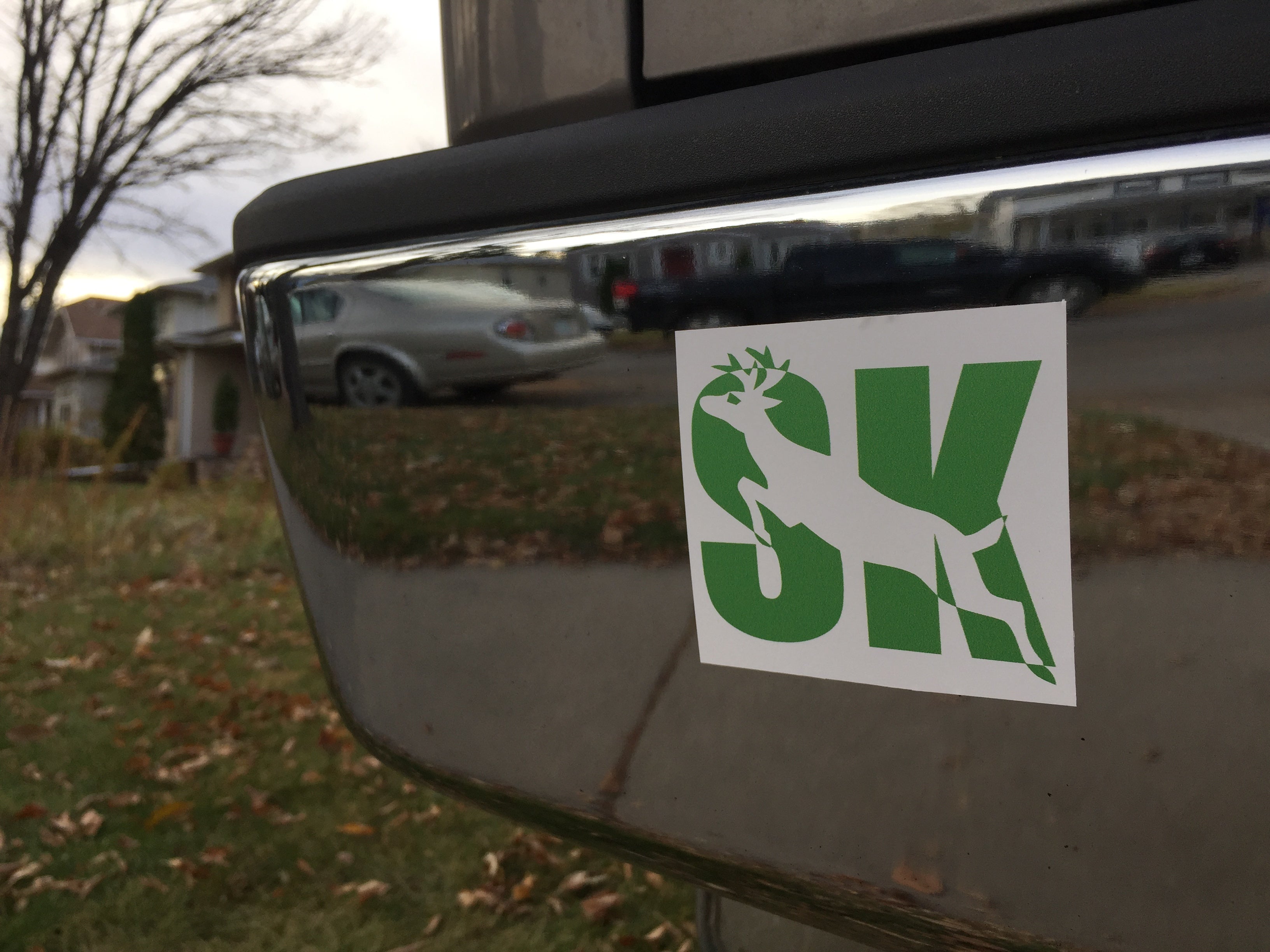 Saskatchewan Deer Sticker