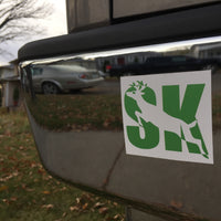 Saskatchewan Deer Sticker